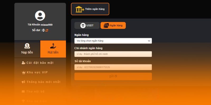 Cách rút tiền 23Win về tài khoản ngân hàng cá nhân Cách rút tiền 23Win về tài khoản ngân hàng cá nhân